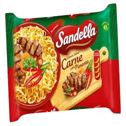 Macarrão Instantâneo Sandella Pacote 85g Carne C/ Pimenta