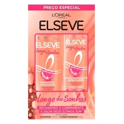 Kit Elseve Sh375ml+cond170ml Longo Sonhos