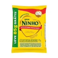 Leite Em Po Ninho Pct 575g Integral Instantaneo Gratis 85g