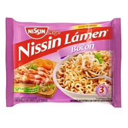 Macarrão Instantâneo Nissin Miojo Bacon 80g