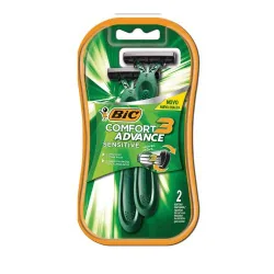 Aparelho De Barbear Bic Confort Pele Sensível Com 2un