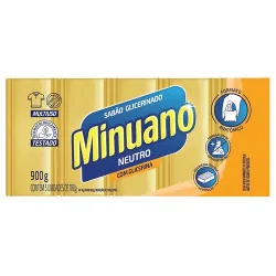 Sabao Barra Minuano Glicerinado Neutro Pacote 5x180g