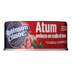 Atum Em Pedacos Robinson Crusoe Lt 120g Molho De Tomate