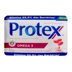 Sabonete Em Barra Protex Pacote 85g Antibac Omega 3