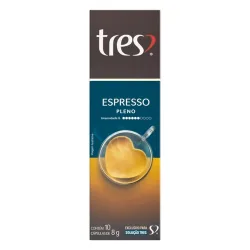 Cápsula De Café 3 Corações Caixa 8g Expresso Pleno