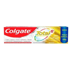 Creme Dental Colgate 180g Total 12 Anti Tartaro