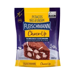 Mistura P/ Bolo Fleischmann Pct 390g Chocolate Up