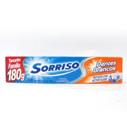 Creme Dental Sorriso 180g Dentes Brancos