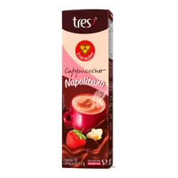 Capsula De Cafe 3 Coracoes Cx 11g C/10 Cappuccino Napolitano