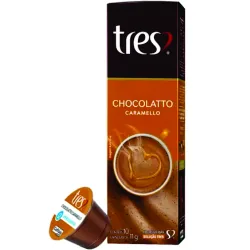 Cápsula De Café 3 Corações Caixa 11g Chocolatto Caramello