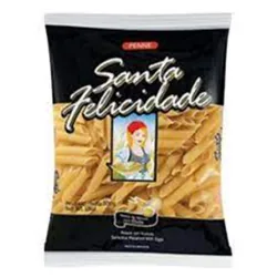 Macarrão Penne Com Ovos Santa Felicidade 500g