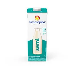 Leite Piracanjuba Semidesnatado 1l