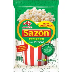 Tempero Em Pó Sazon Sachê 60g Pipoca