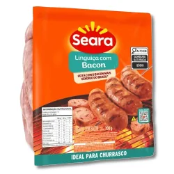 Ling Suina Seara Pct 600g C/ Bacon Congelada