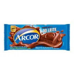 Chocolate Barra Arcor 80g Ao Leite
