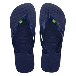 Chinelo Adulto Havaianas Par Brasil Azul Marinho 39/40