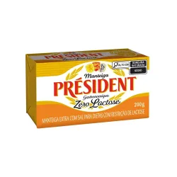 Manteiga Extra President Tab 200g