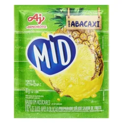 Preparo P/ Refresco Mid Pacote 20g Abacaxi
