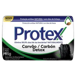 Sabonete Em Barra Protex Pacote 85g Carvão