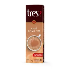 Cápsula De Café 3 Corações Caixa 9g C/ Leite