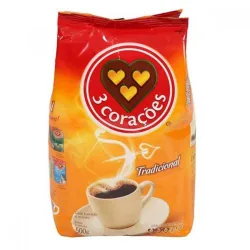 Café Moído 3 Corações Stand Up 500g Tradicional